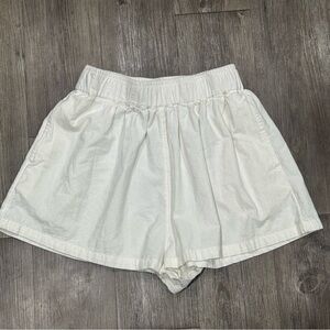White 100% Cotton White Free People Shorts Size Small